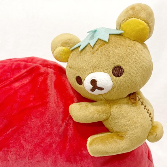 Rilakkuma - Strawberry Party Big Cushion (Rilakkuma) - Picture 2 of 2